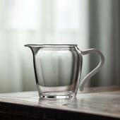 日式 高硼硅玻璃公道杯 高级公杯分茶器带茶滤 加厚耐热 高透断水