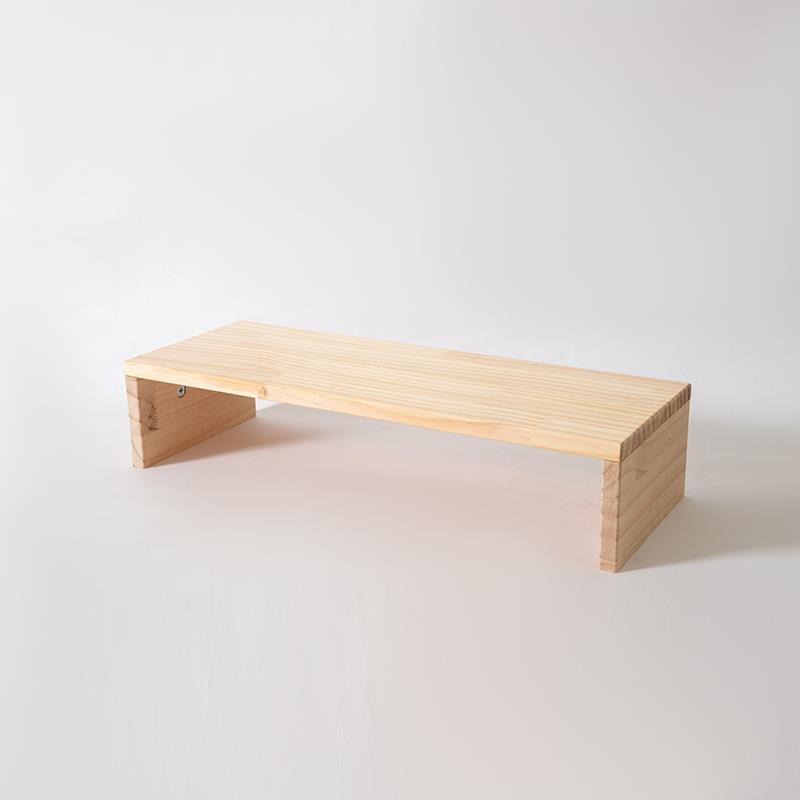 7K电脑显示器增高架实木工位桌面台式鼠标键盘收纳架托架笔记本支