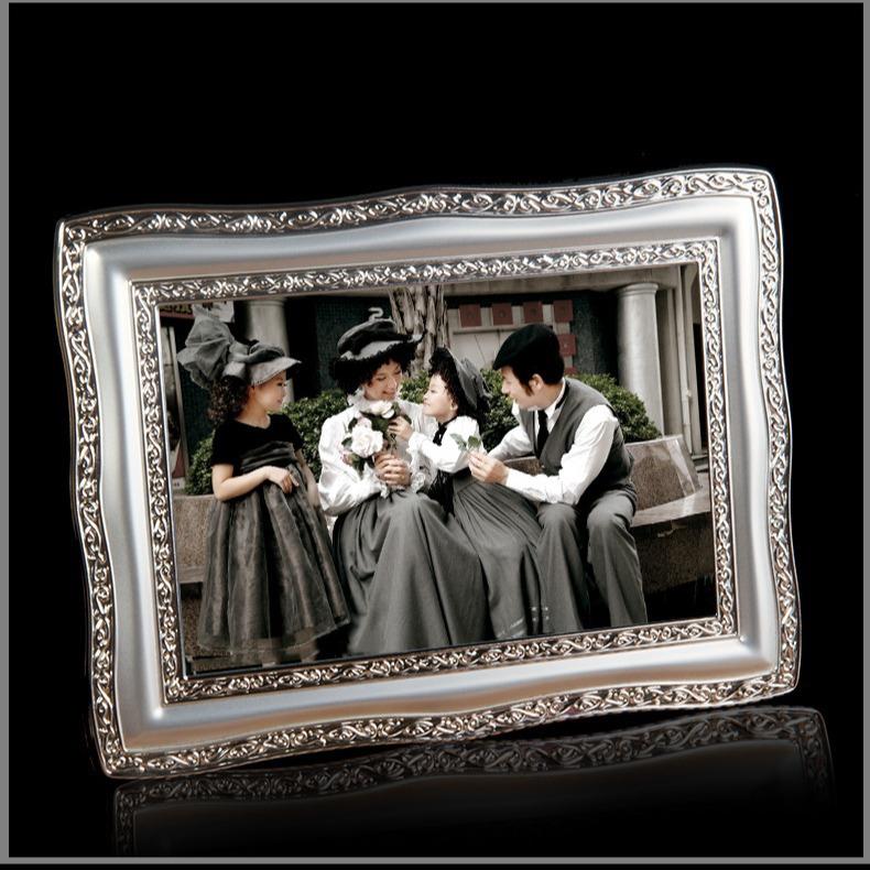 金属相框空框家居摆件礼品简约相架6寸7寸照片框挂墙家用摆台