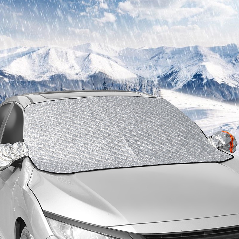 汽车遮雪挡前挡风玻璃罩防霜防冻加厚风挡雪防雪遮挡霜冬天盖布档