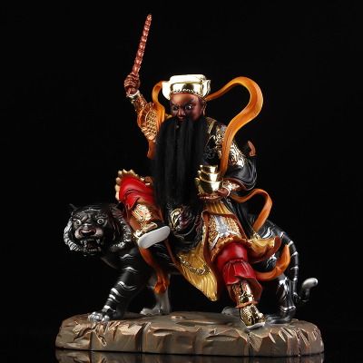 武财神赵公明神像赵玄坛骑虎赵元帅家用供奉招财摆件武财神爷佛像