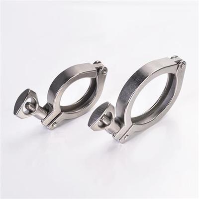 304不锈钢卫生级快装卡箍快速接头法兰卡盘抱箍卡扣管卡快卡抱箍