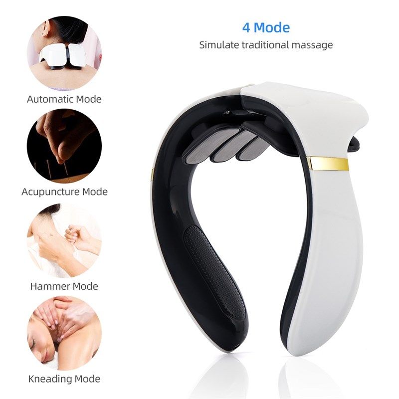 6 Zones TENS Electric Pulse Intelligent Neck Massager Waist