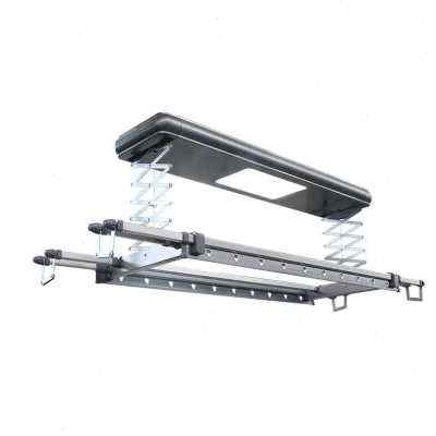 爆品电动晾衣架家用阳台自动升降智能遥控烘干晾晒声控晾衣杆