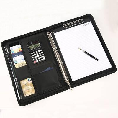 极速A4 Leather Oce Document folder Multifunctional Business