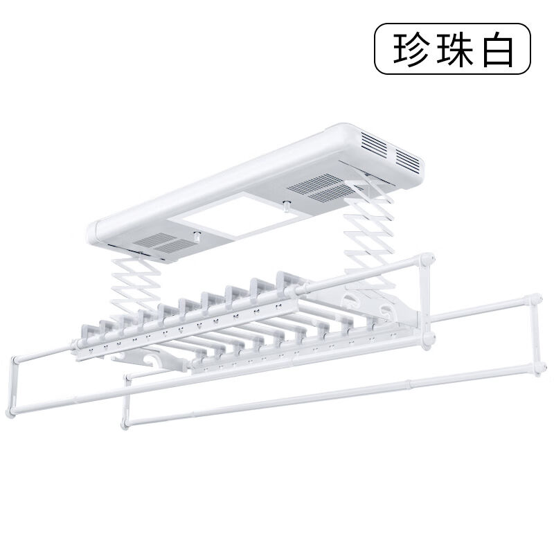 ()家俱电动晒衣架声控智能阳台自动升降家用晾晒四杆晾衣架香槟