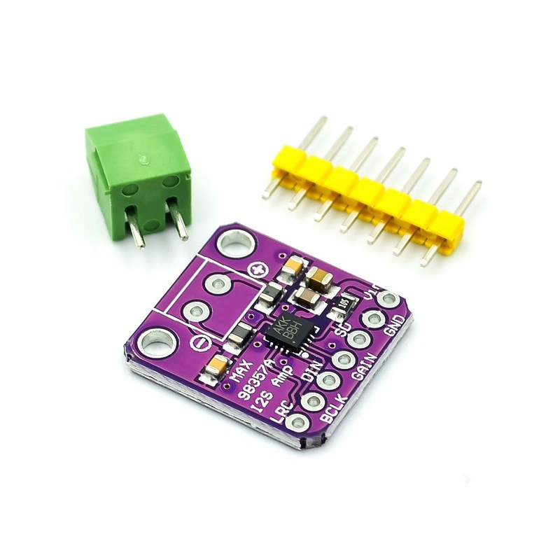 极速MAX98357 I2S 3W Class D Amplifier Breakout Interface DAC