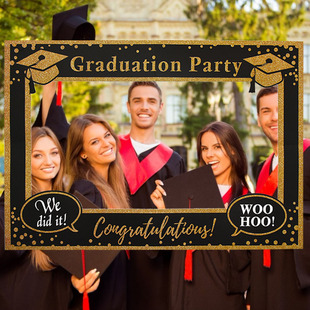 Graduation Balloon class of 2023 Decoration banner tableware