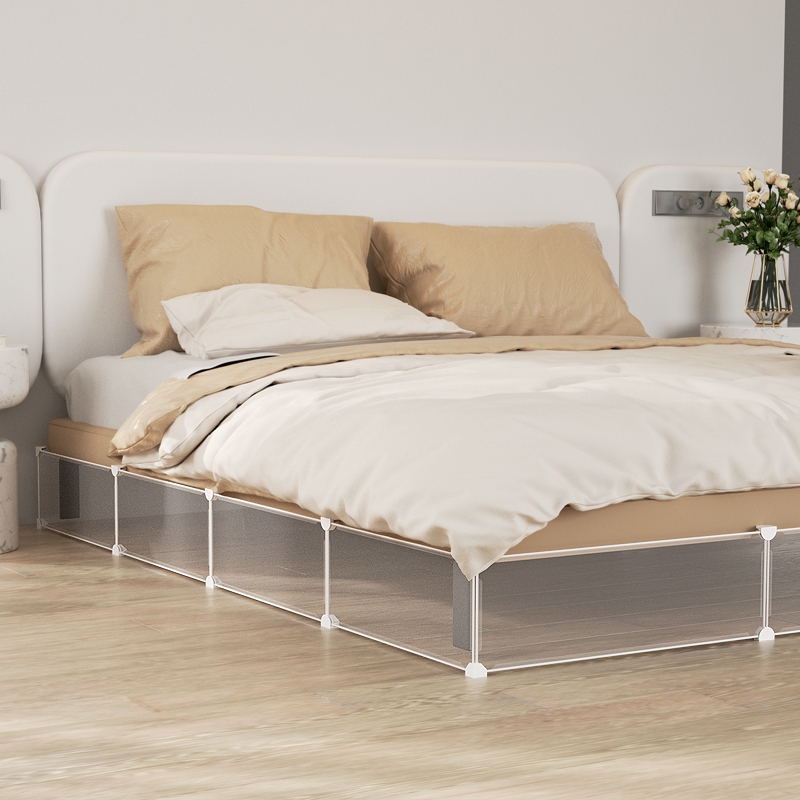 床底挡板防猫防尘可拆卸宠物围栏家用沙发边床下缝隙挡条隔挡神器