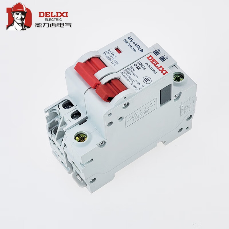 DZ4S2P220V带脱扣器过压欠压保护器开关断路器MN+MV1P32