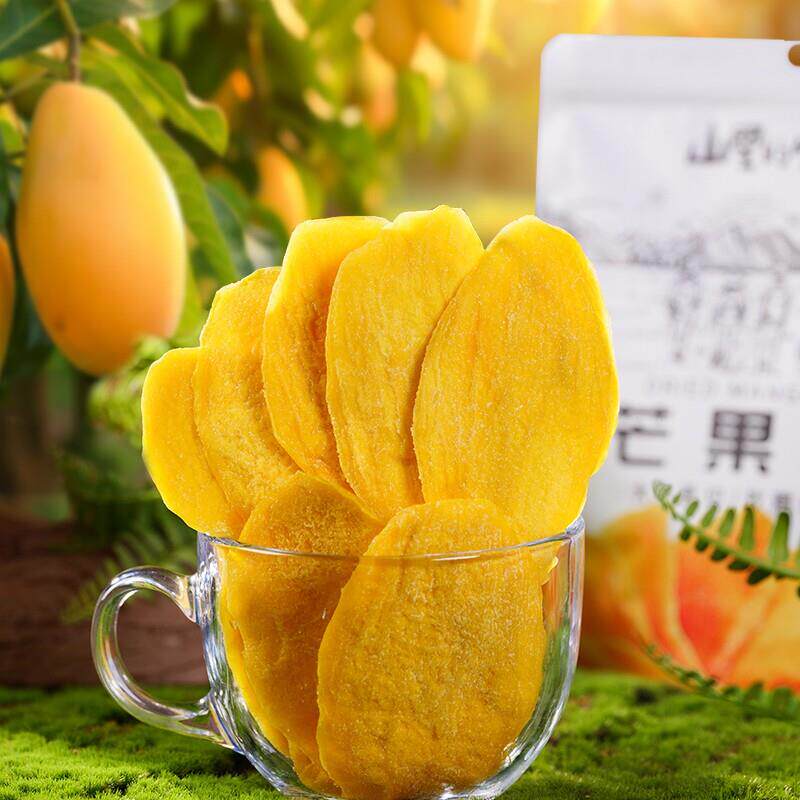 新疆包邮追剧解馋小零食芒果干蜜饯果脯果干新鲜厚切健康