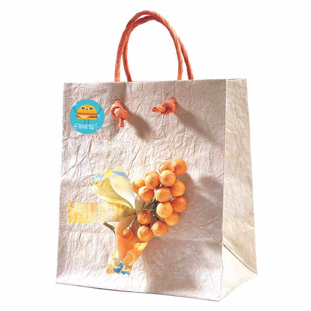 新款直销现货圆形封口贴谢谢你工艺品装饰烘培蛋卷卷装不干胶贴纸