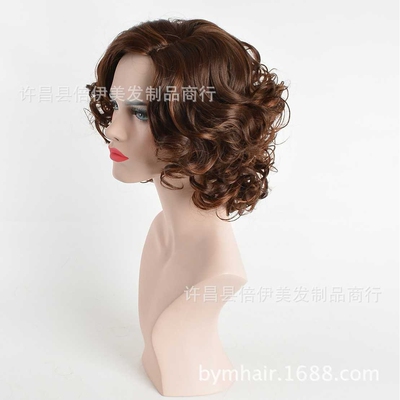 新款直销欧美时尚非洲卷短卷女士假发套wigs eBay亚马逊wish许昌