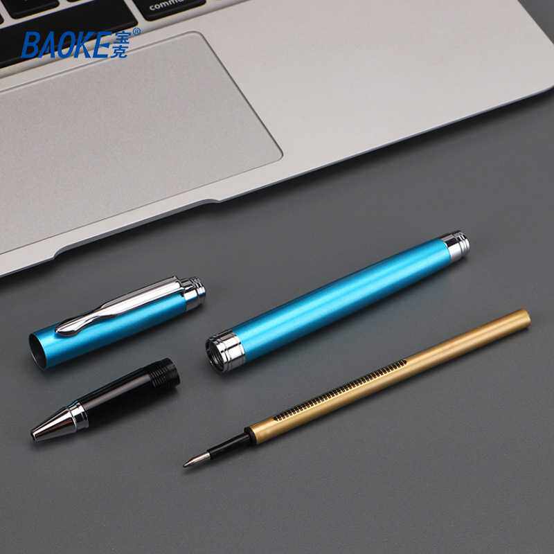 新款直销宝克PM183尚彩中性笔0.7mm钛钢笔头学生商务签字笔黑色笔