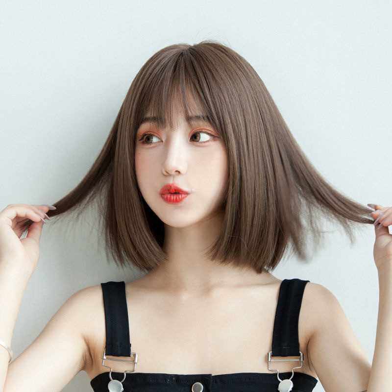 新款直销假发女短发网红bobo头短直发新款卷发气质内扣韩式少女全