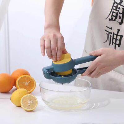 新款直销多功能柠檬汁手动简易榨汁器榨汁机橙汁西柚石榴压榨机健