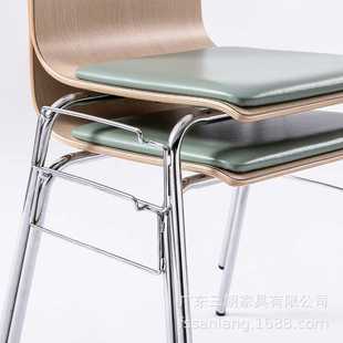 新款直销咖啡奶茶店桌椅快餐店餐桌椅冷饮店茶餐厅胶合弯板餐椅定