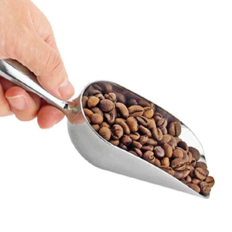 新款直销厨房用具铝合金四个尺寸冰铲面粉铲谷物铲冰块铲薯条铲子