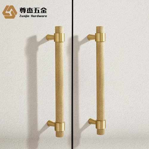 新款直销衣柜拉手柜门黄铜把手柜子网纹复古抽屉门拉手欧式衣橱法