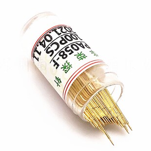 PA058 0.4mm小四爪测试探针 0.58mm 华荣 台湾镀金 15mm P058