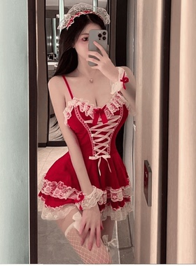 新款红色连衣裙夜店酒吧dj领舞服气氛组年会圣诞节裙子ds演出服装