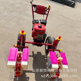 汽油双行追肥机 玉米大豆施肥播种机 单行电动精播机