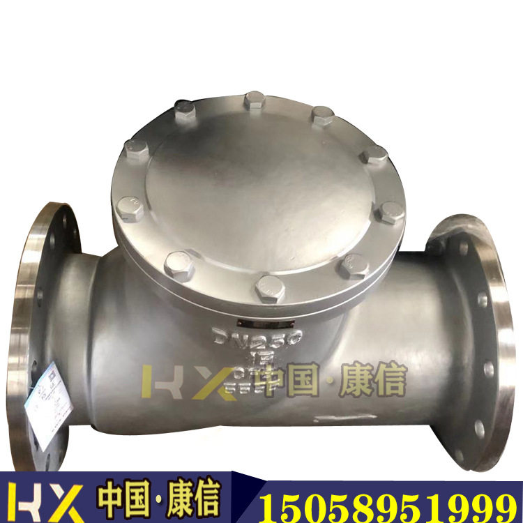 康信供应HQ41X滑道滚球式止回阀  球形止回阀厂家直销