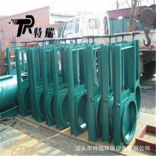 水渠排污止水闸阀手动dn300闸阀除尘器卸料闸板阀不锈钢法兰闸门