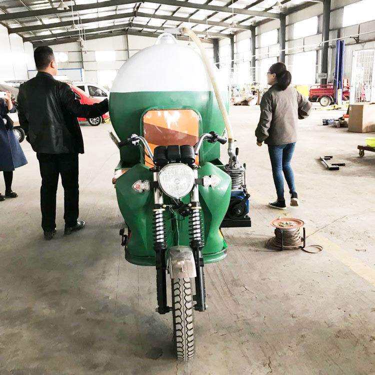 三轮自走式抽粪车真空吸污车1.5吨吸粪车农用排污吸污车电动