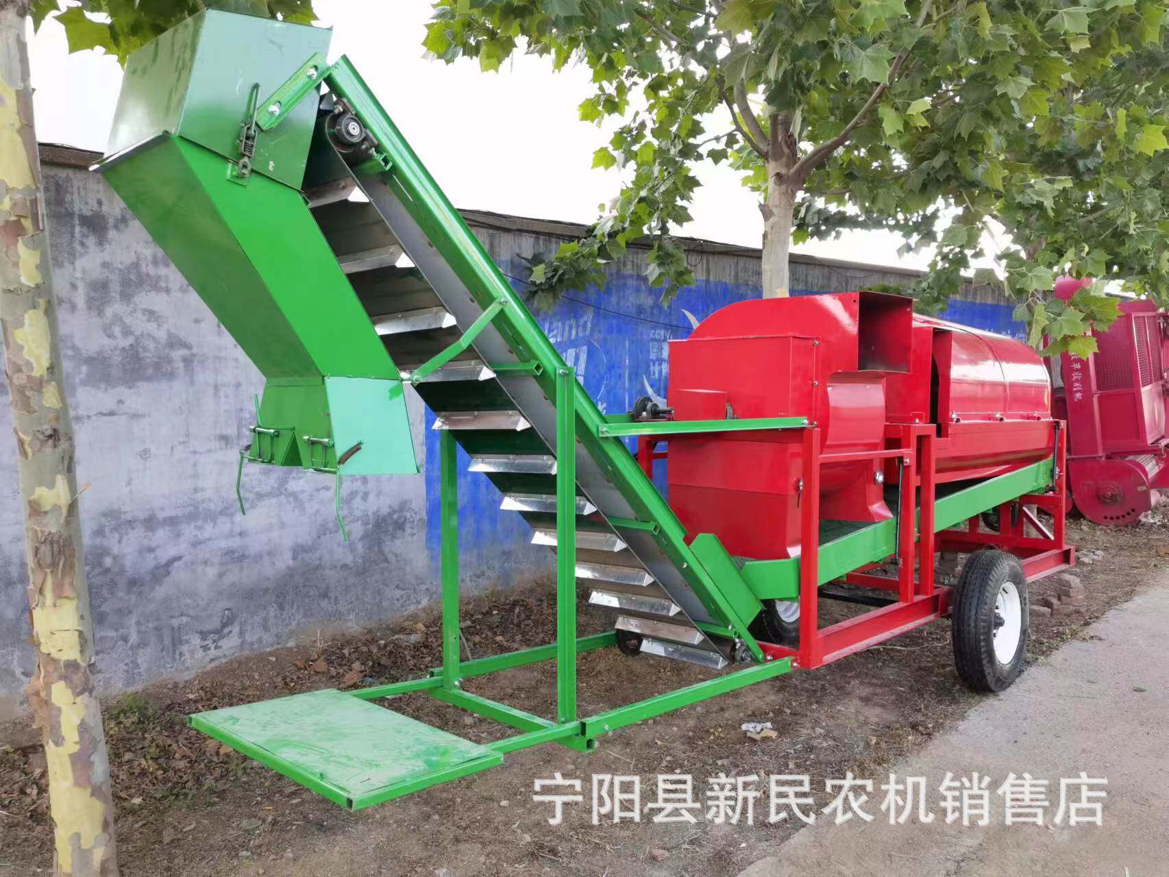 花生摘果机花生打果机带自动装袋可以直接装车花生果秧分离机