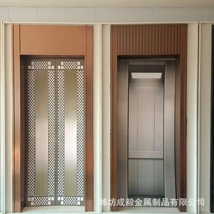 住宅电梯门套装饰不锈钢金属门套酒店写字楼可安装装饰包边门套