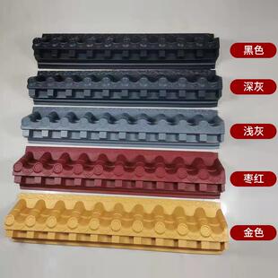 全新料免架子立体瓦封板仿古屋檐单面围墙瓦树脂瓦雨搭雨棚挡雨板