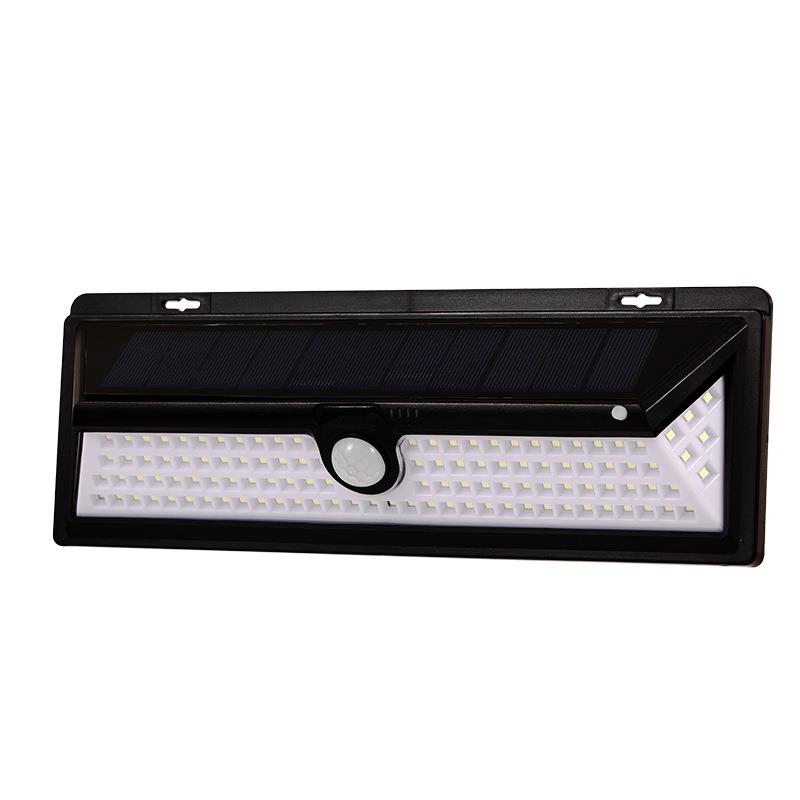 款外照明11l8ed太阳爆能壁灯花园庭院灯人体感应太户阳能灯