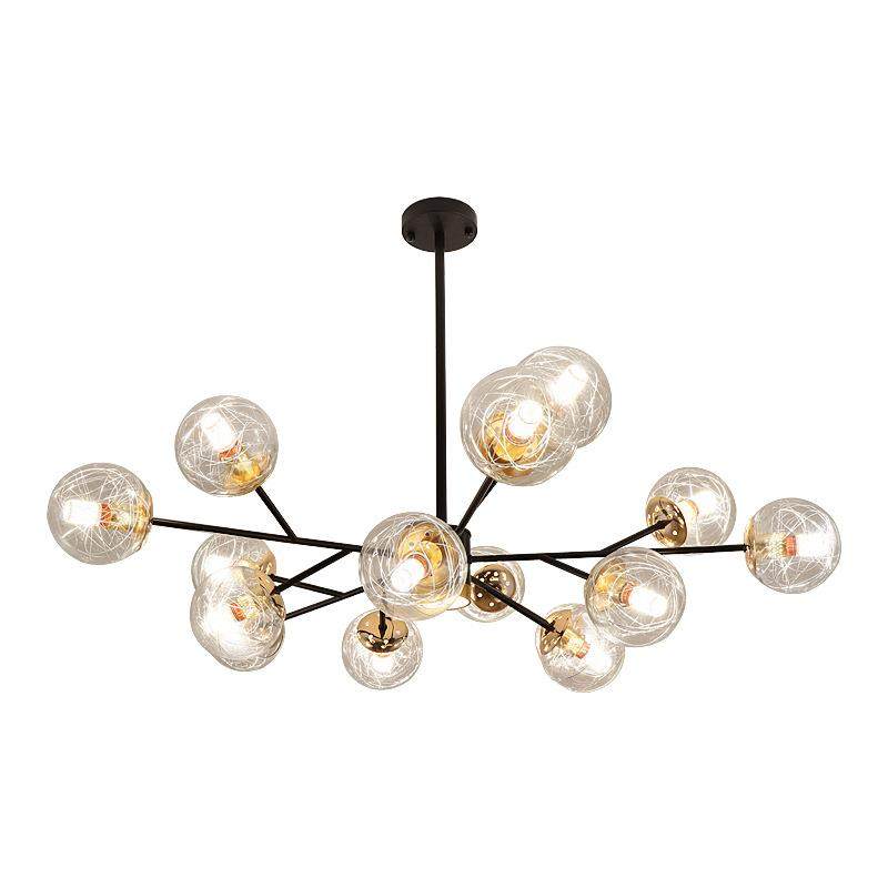 北欧客厅灯现代大气卧室魔豆分子铝丝球吊灯创意个性网红灯具家居,家装灯饰光源,智能吊灯,淘宝优惠券,粉丝福利购,淘宝优惠卷