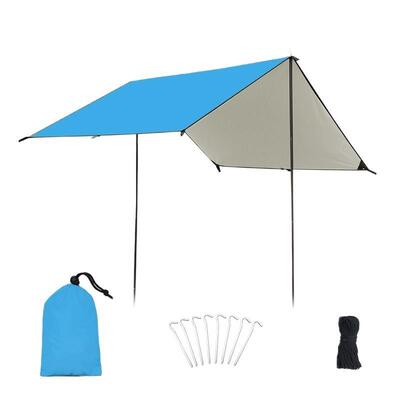 方形天幕露营遮阳棚野餐露营帐篷户外露营天幕方形天幕露营遮阳