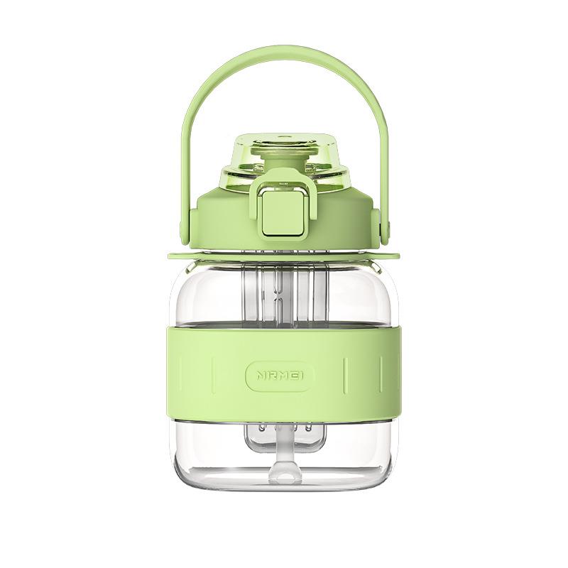 大容量大肚水杯网红塑料杯学生值高颜夏季水N0C2G00运动吸管壶便