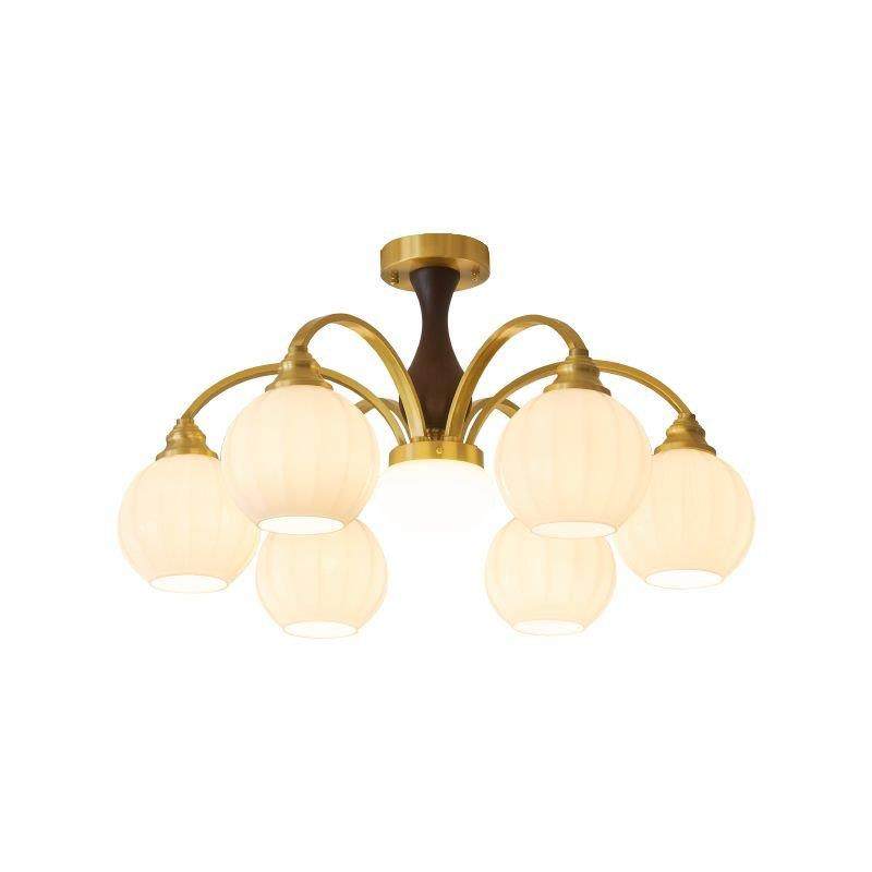 法式中古卧室吊灯北欧复古南洋风竹节轻奢高级感书房主卧护眼灯具,家装灯饰光源,智能吊灯,淘宝优惠券,粉丝福利购,淘宝优惠卷