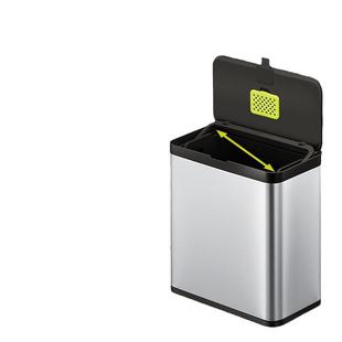 厨房垃圾桶带盖壁挂不锈钢家用卫生间免打孔悬挂收纳桶9008