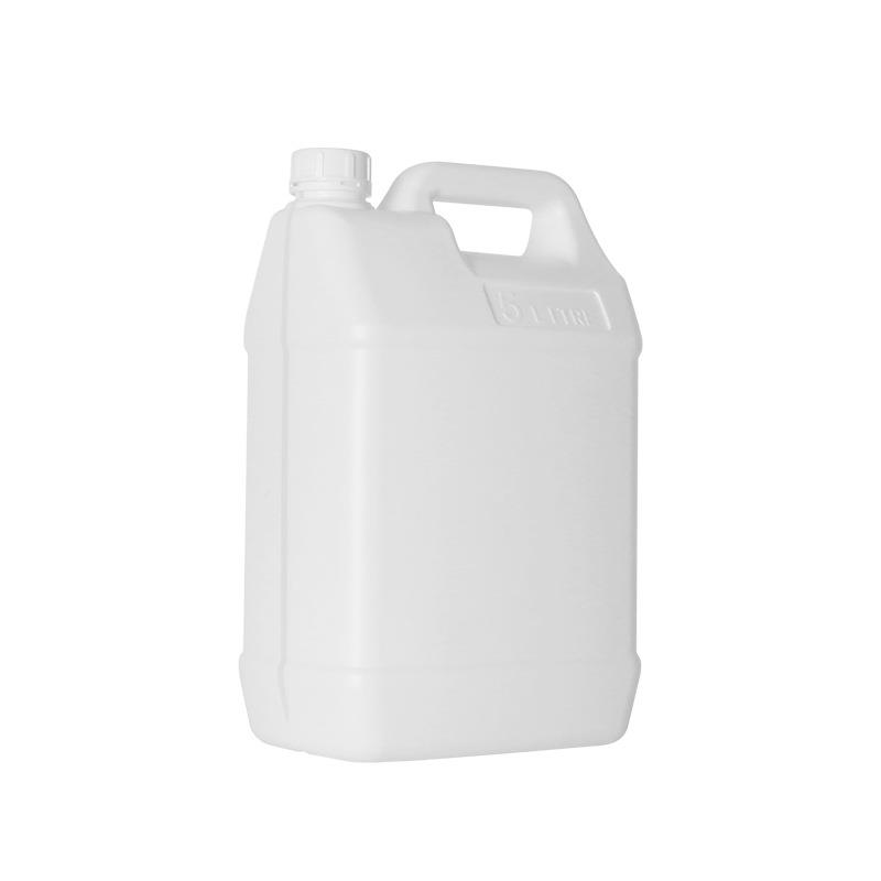 包邮5位黑升化扁罐5L塑料瓶方形桶原料水桶带液TBZ线扁壶白工色