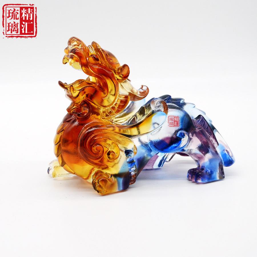 小号琉璃貔貅摆件公司开业礼品赠送客户纪念品摆件
