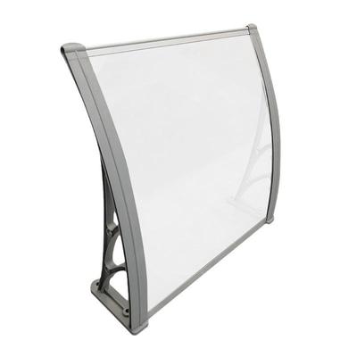 户外遮阳棚铝合金支架雨棚庭院别墅楼台天台耐力板雨棚隔热遮阳