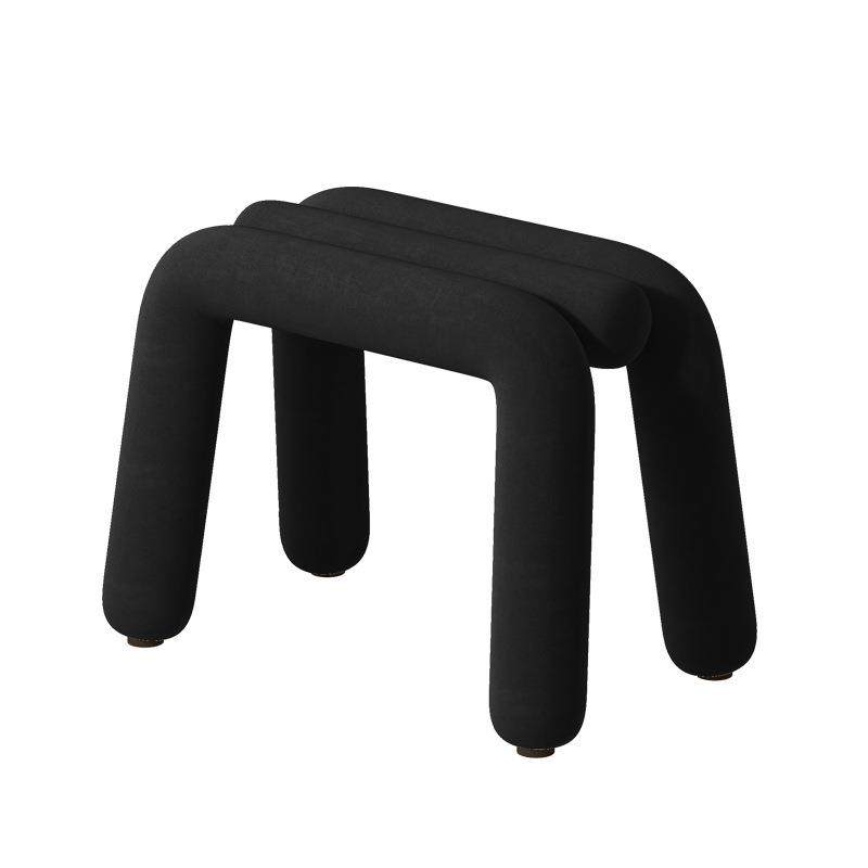 网红奶油风化妆凳卧室梳妆凳现代简约换鞋凳设计师异形轻奢化妆椅,商业/办公家具,休闲椅/午休椅/骑马椅,淘宝优惠券,粉丝福利购,淘宝优惠卷