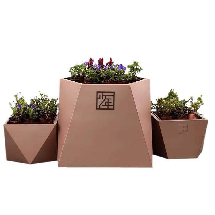 户外不锈钢花箱铁艺隔断花槽组合外摆围栏金属花盆室外长方形市政,鲜花速递/花卉仿真/绿植园艺,花架,淘宝优惠券,粉丝福利购,淘宝优惠卷