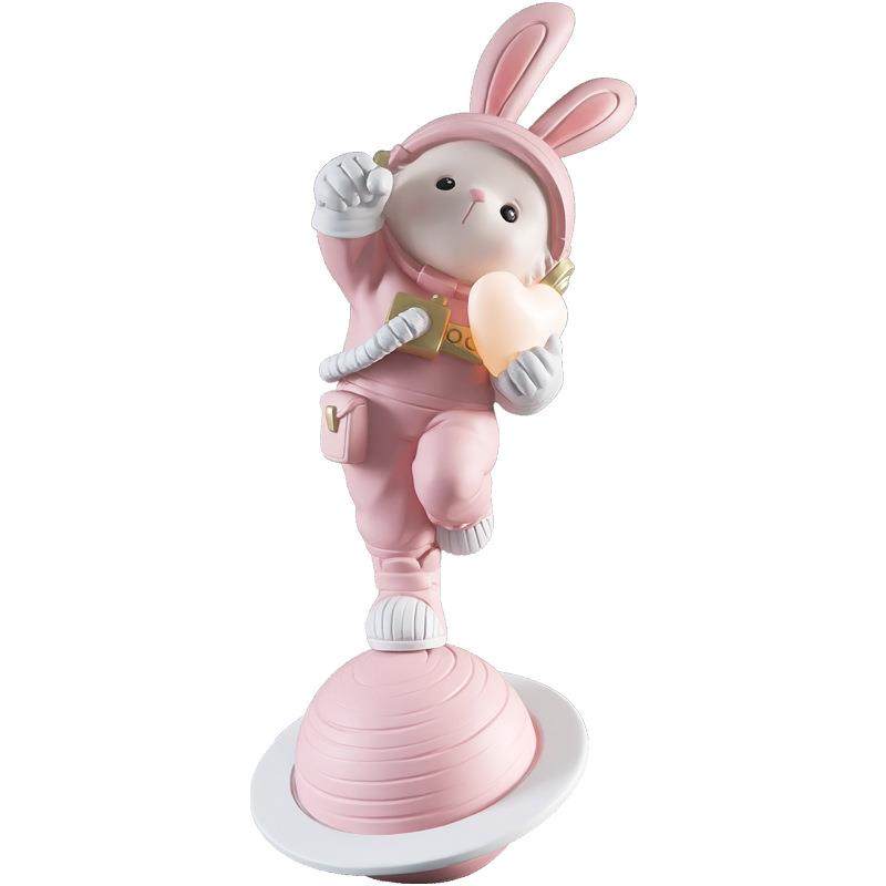 2024兔年乔迁礼物大型宇航兔客厅落地摆件电视柜沙发旁家居装饰品,家居饰品,落地摆件,淘宝优惠券,粉丝福利购,淘宝优惠卷