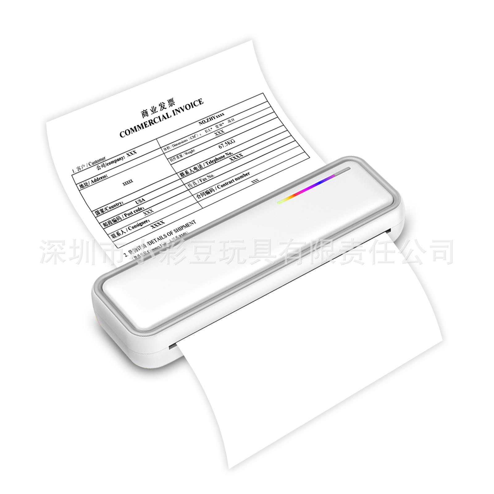 A4迷业你打印机X9用便携家蓝款蓝牙免抄文档作照片牙打印机