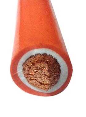 电焊线焊把线RV50平方橙色电焊线双胶电焊线电气设备电缆铜线