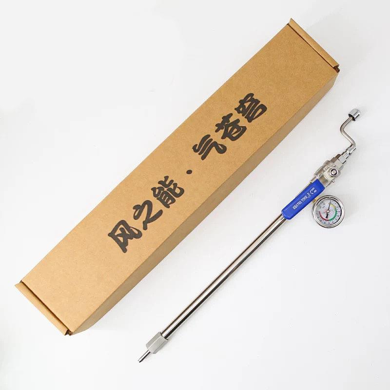 佐研工程车专用手摇快充打气杆不锈钢阀门持久耐用工程车专用