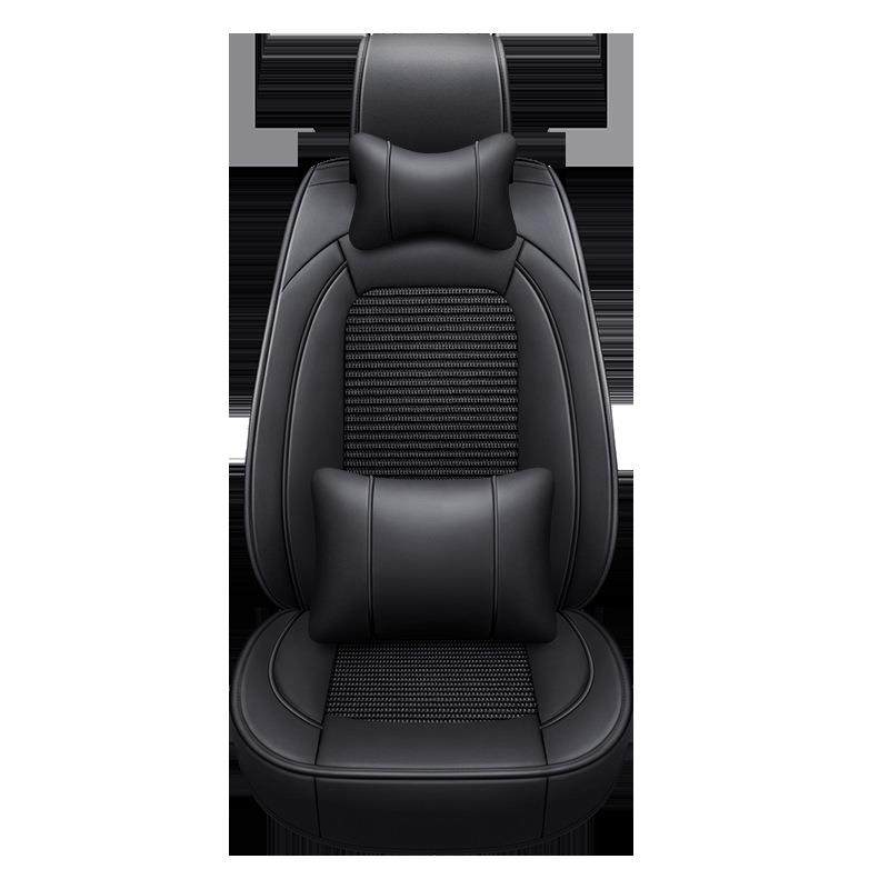 新款汽车坐垫5D立体全包围夏季冰丝座套全皮五座通用凉感汽车座垫