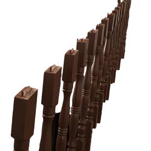 厂家定制实木楼梯扶手别墅轻奢走廊护栏扶手木质楼梯扶手小柱