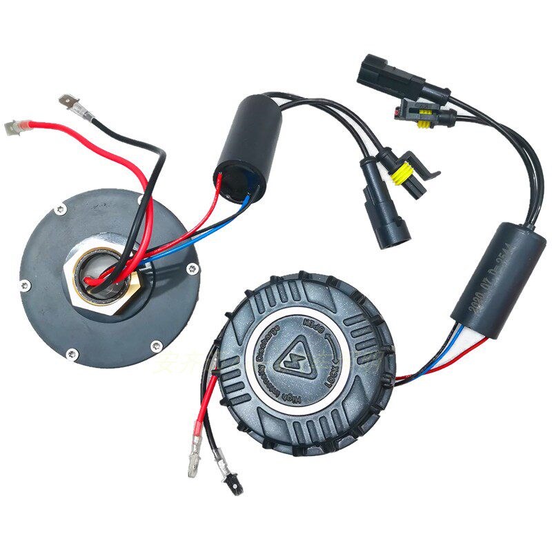 汽车白光灯一体化氙气大灯12V35W55W65W解码疝气安定高压包稳定器